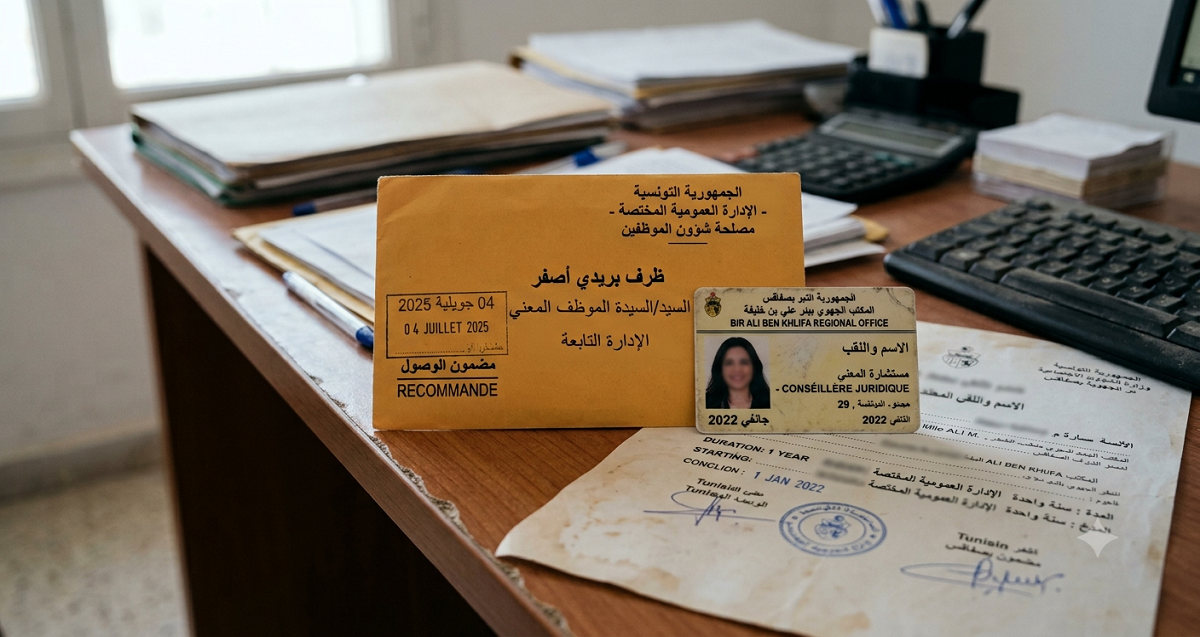 التباين بين الحلم بالاستقرار وبين الواقع الإداري الجاف.: