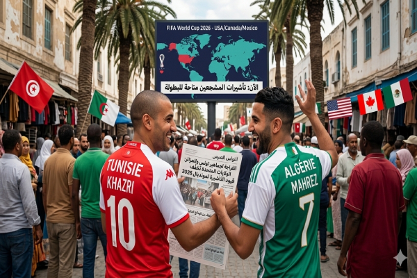 مونديال 2026.. واشنطن تفتح أبوابها لجماهير تونس والجزائر بإجراءات تأشيرة "ميسّرة"