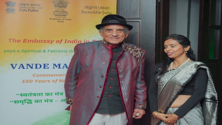 شريف علوي والأنغام الهندية في ضيافة العيد الوطني لدولة الهند