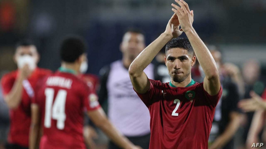 احتفاء واسع بهدف حكيمي في مباراة المغرب ومالاوي
